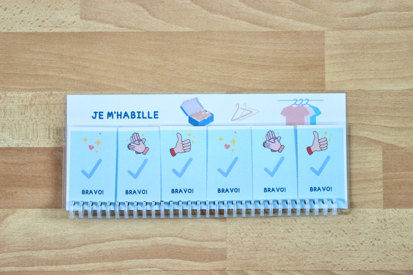 Séquentiel habillage garçon