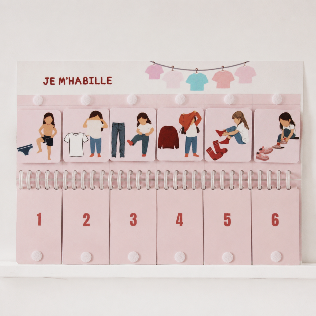 Séquentiel habillage fille