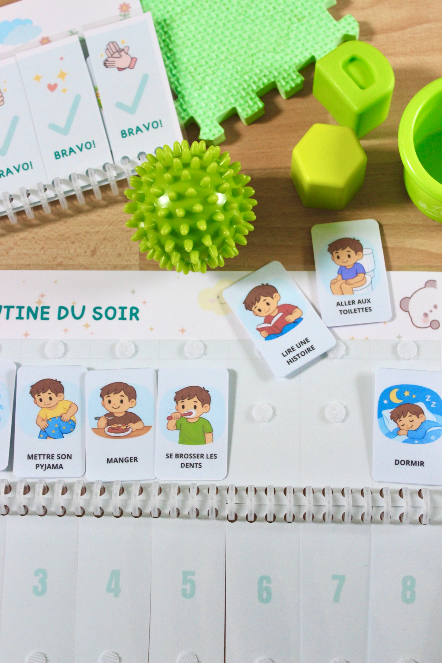 Lot routines matin/soir PICTO